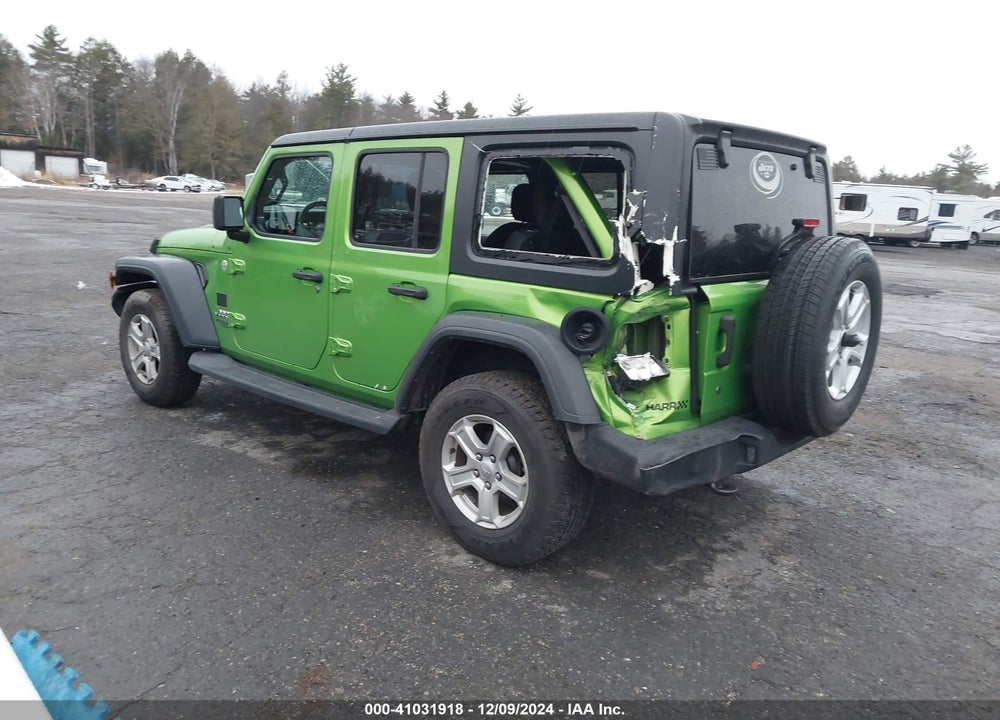 2018 JEEP WRANGLER UNLIMITED SPORT S 4X4 VIN: 1C4HJXDG3JW240884