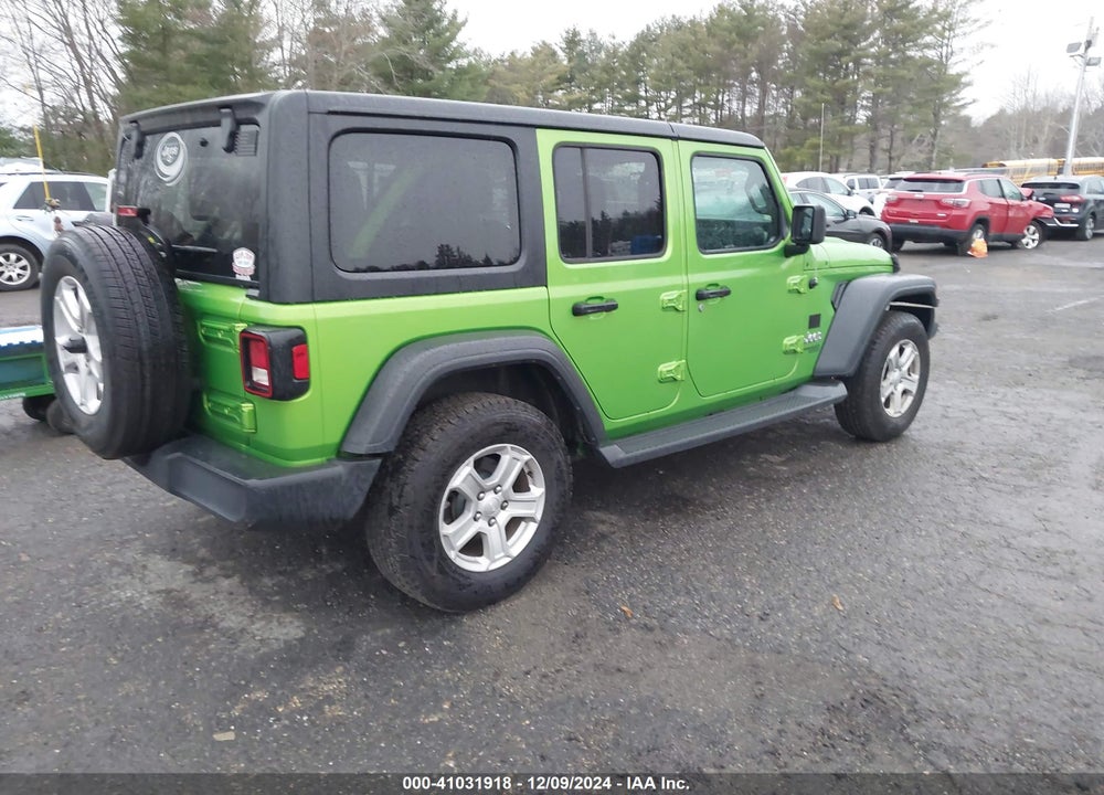 2018 JEEP WRANGLER UNLIMITED SPORT S 4X4 VIN: 1C4HJXDG3JW240884