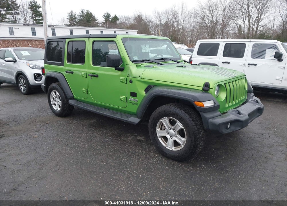 2018 JEEP WRANGLER UNLIMITED SPORT S 4X4 VIN: 1C4HJXDG3JW240884