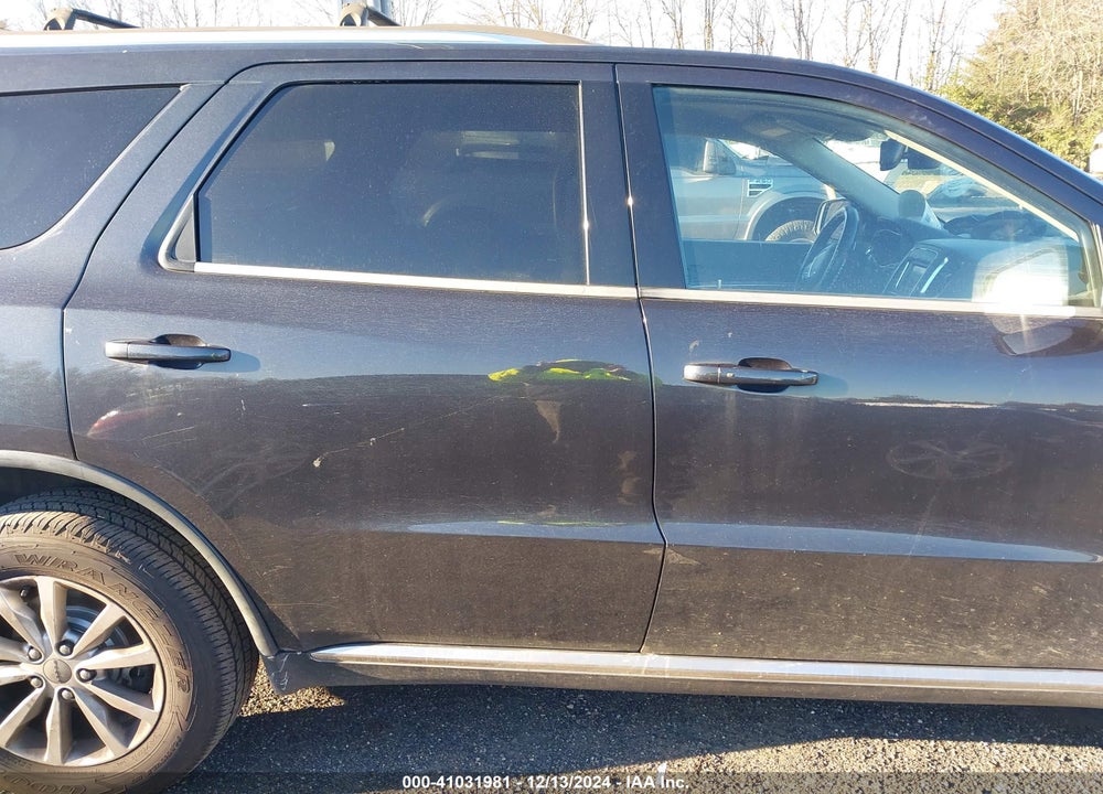 2014 DODGE DURANGO SXT VIN: 1C4RDJAG9EC477397