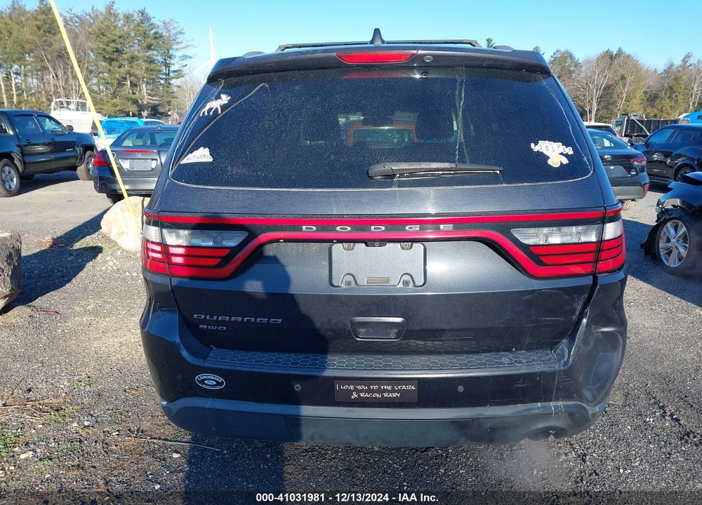 2014 DODGE DURANGO SXT VIN: 1C4RDJAG9EC477397