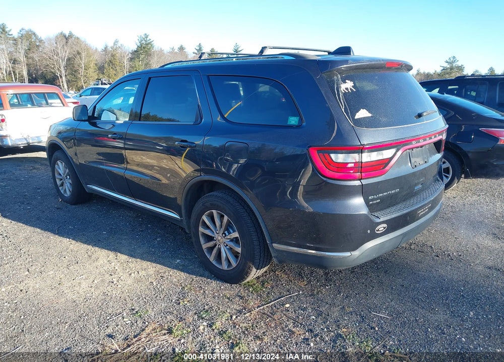 2014 DODGE DURANGO SXT VIN: 1C4RDJAG9EC477397