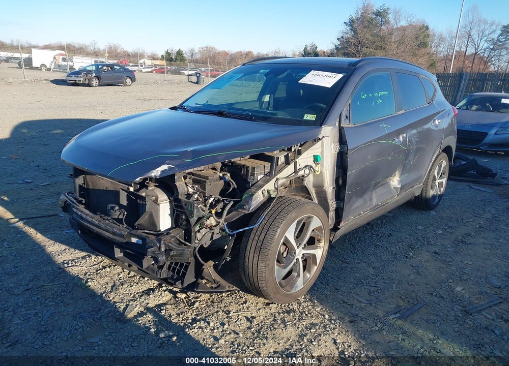2016 HYUNDAI TUCSON LIMITED VIN: KM8J3CA24GU058303