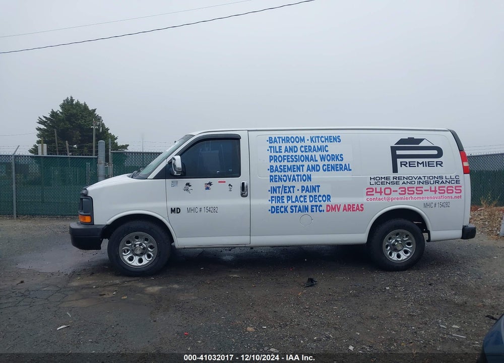 2014 CHEVROLET EXPRESS 1500 WORK VAN VIN: 1GCSGAFX9E1103918