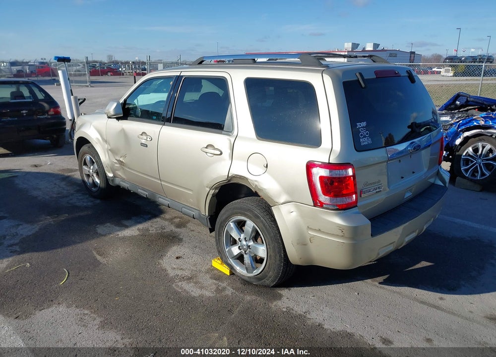 2010 FORD ESCAPE LIMITED VIN: 1FMCU0E76AKC63084