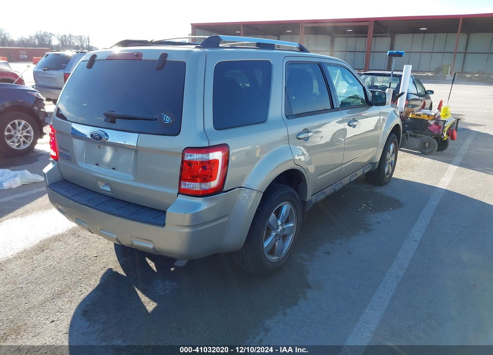 2010 FORD ESCAPE LIMITED VIN: 1FMCU0E76AKC63084