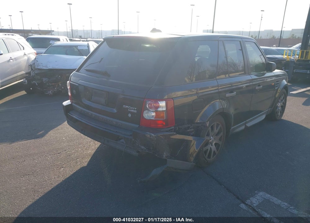 2008 LAND ROVER RANGE ROVER SPORT HSE VIN: SALSK25458A120594