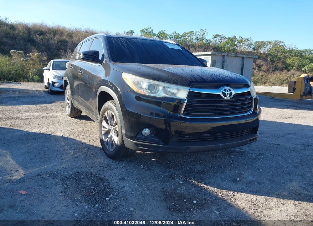 2014 TOYOTA HIGHLANDER XLE V6 VIN: 5TDKKRFH0ES030253