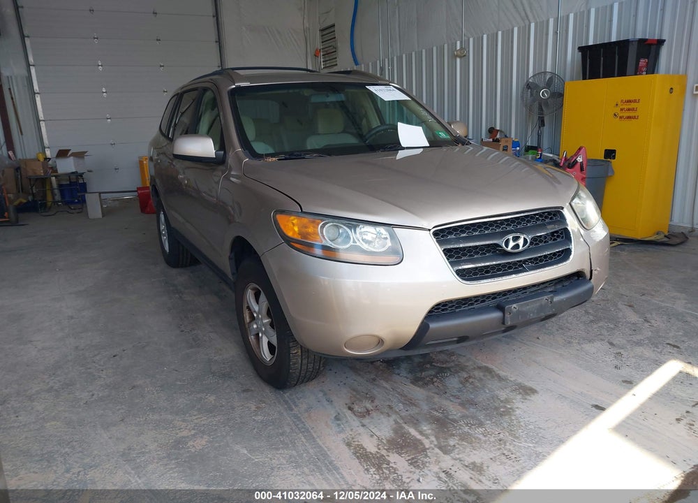2007 HYUNDAI SANTA FE GLS VIN: 5NMSG73D27H067334