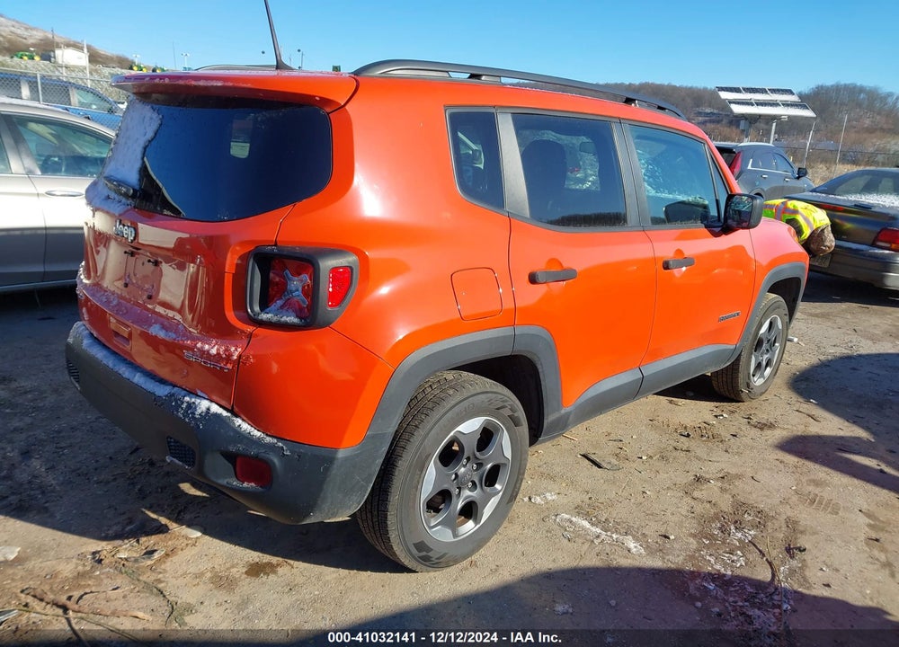2018 JEEP RENEGADE SPORT 4X4 VIN: ZACCJBAB5JPH71698