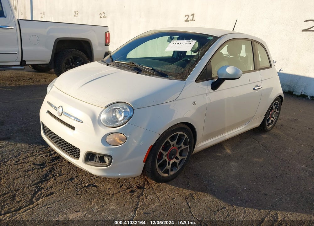 2012 FIAT 500 VIN: 3C3CFFBRXCT384679