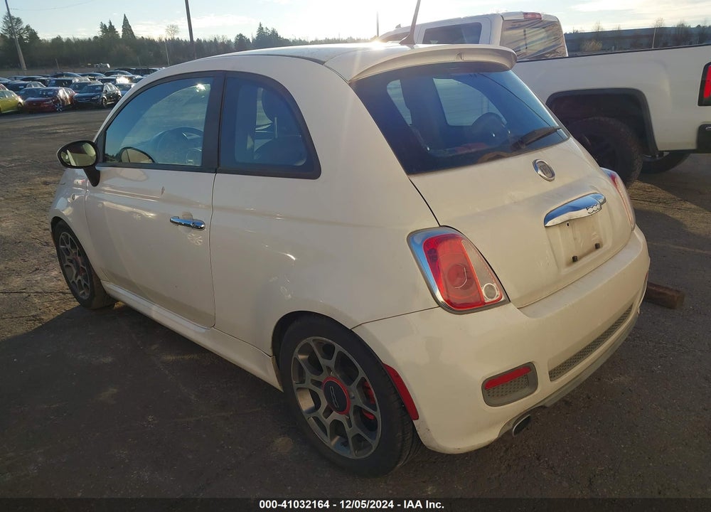 2012 FIAT 500 VIN: 3C3CFFBRXCT384679