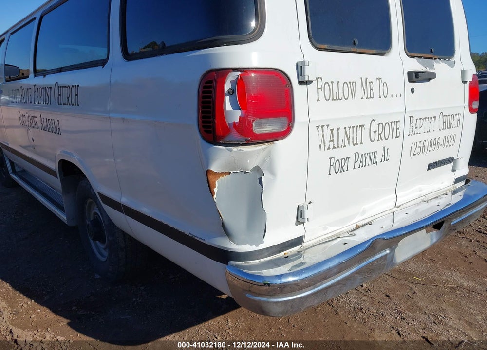 2001 DODGE RAM WAGON 3500 VIN: 2B5WB35Z41K505903