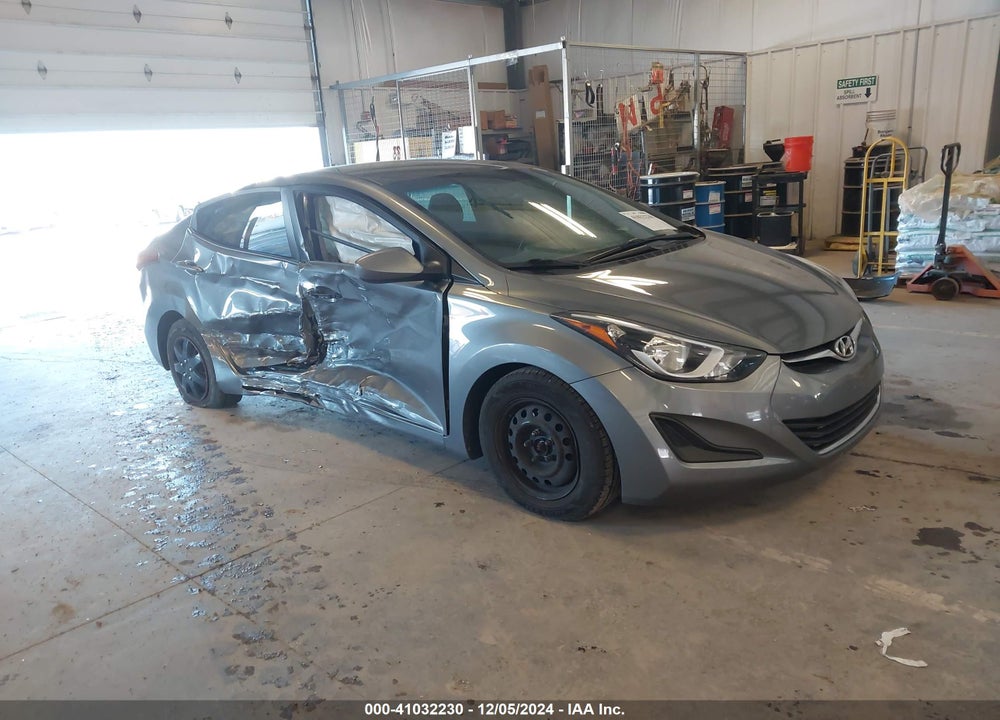 2016 HYUNDAI ELANTRA SE VIN: KMHDH4AE1GU634234