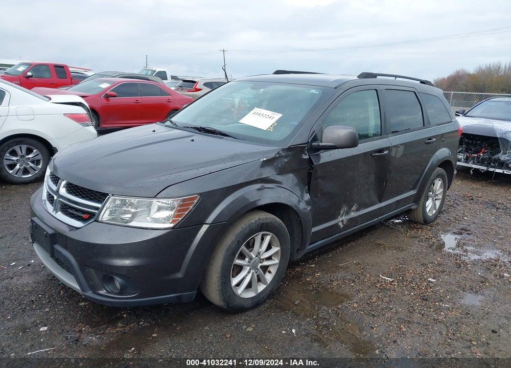 2016 DODGE JOURNEY SXT VIN: 3C4PDCBB6GT157077
