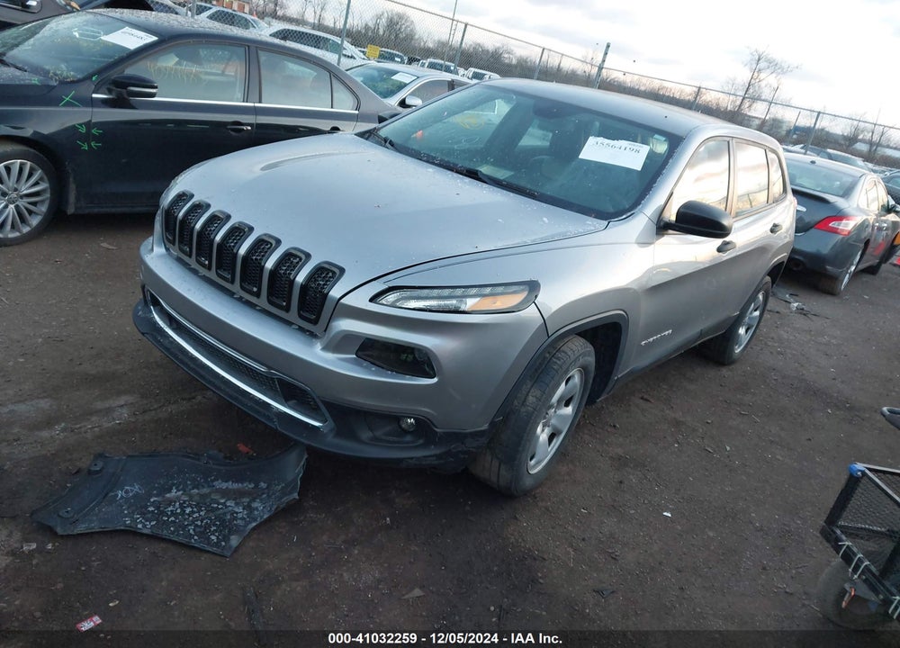 2015 JEEP CHEROKEE SPORT VIN: 1C4PJMAB0FW522832