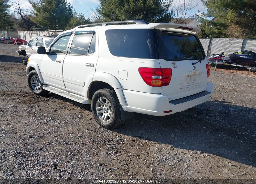 2003 TOYOTA SEQUOIA LIMITED V8 VIN: 5TDBT48A33S170181
