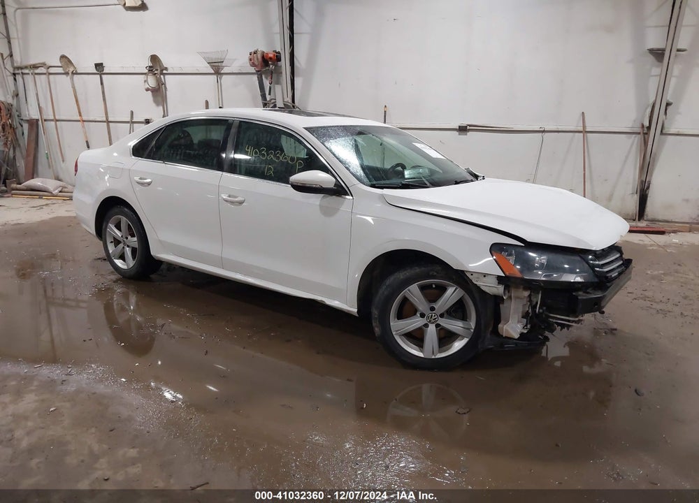 2012 VOLKSWAGEN PASSAT 2.5L SE VIN: 1VWBP7A34CC098486