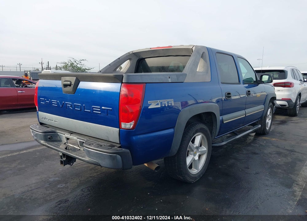 2003 CHEVROLET AVALANCHE 1500 VIN: 3GNEC13T63G249368