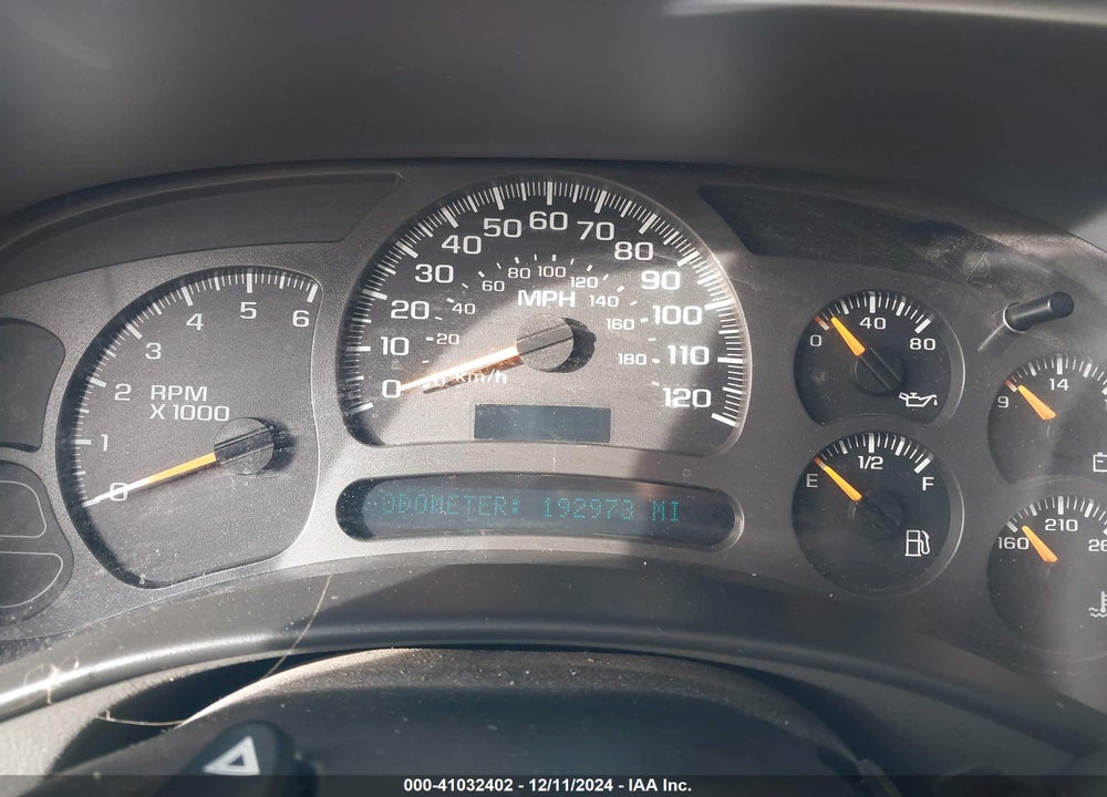 2003 CHEVROLET AVALANCHE 1500 VIN: 3GNEC13T63G249368