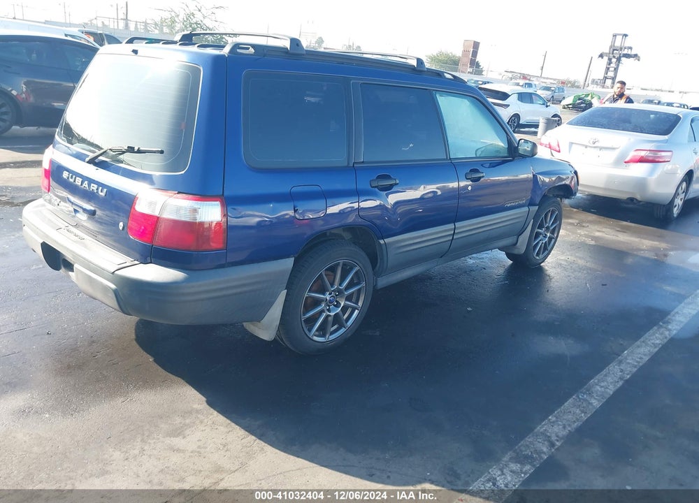 2001 SUBARU FORESTER L VIN: JF1SF63551H713681