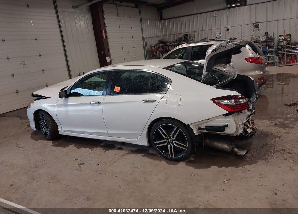 2017 HONDA ACCORD SPORT SE VIN: 1HGCR2F13HA058996