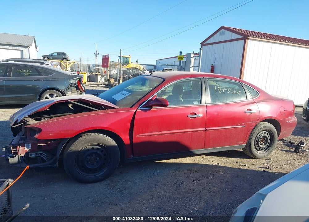 2005 BUICK LACROSSE CX VIN: 2G4WC532251329897