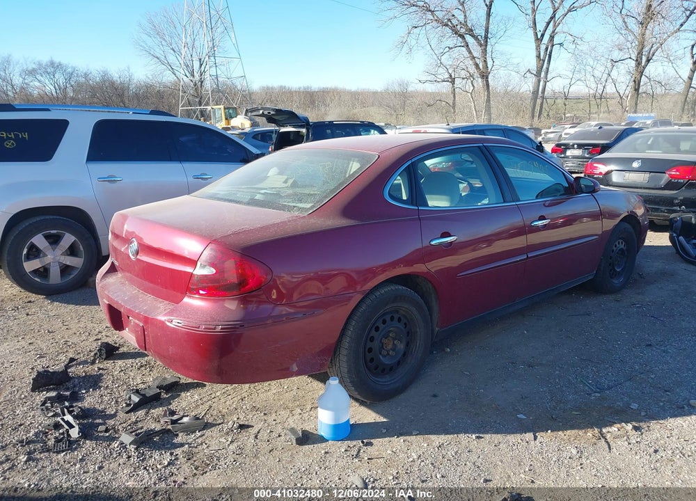 2005 BUICK LACROSSE CX VIN: 2G4WC532251329897