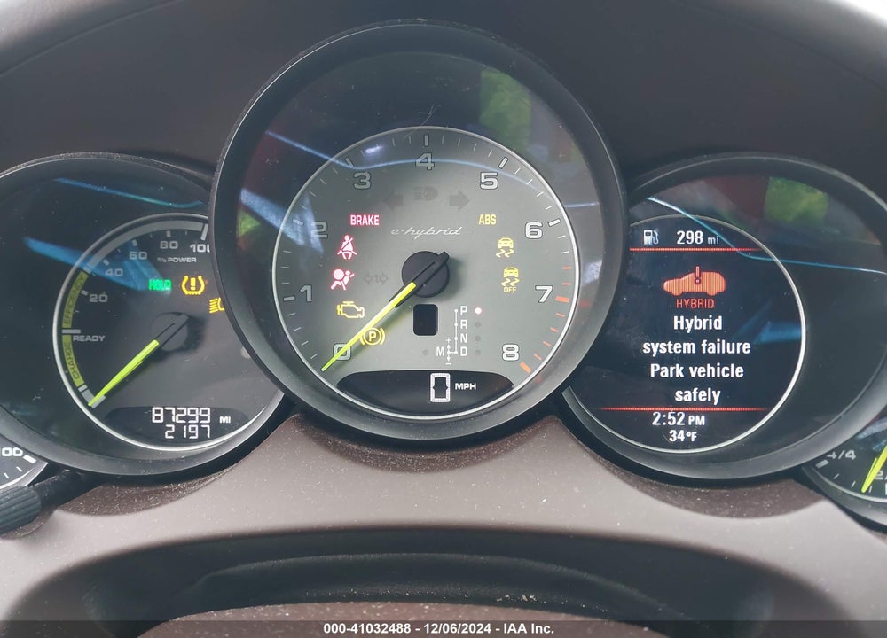 2016 PORSCHE CAYENNE E-HYBRID S VIN: WP1AE2A22GLA60046