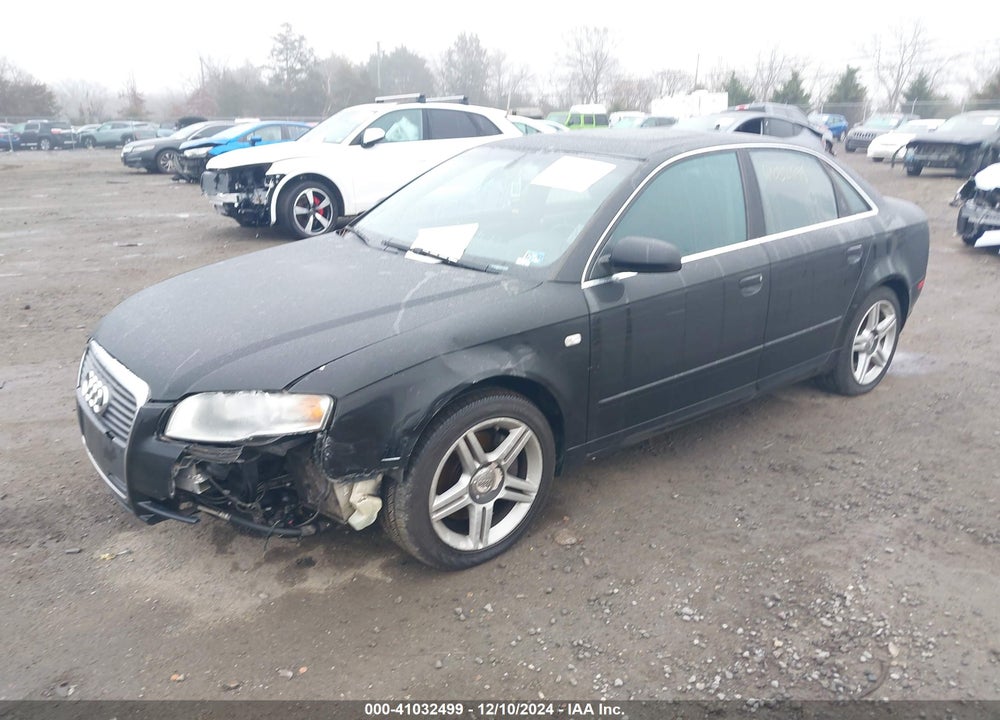 2007 AUDI A4 2.0T VIN: WAUDF78E67A205784