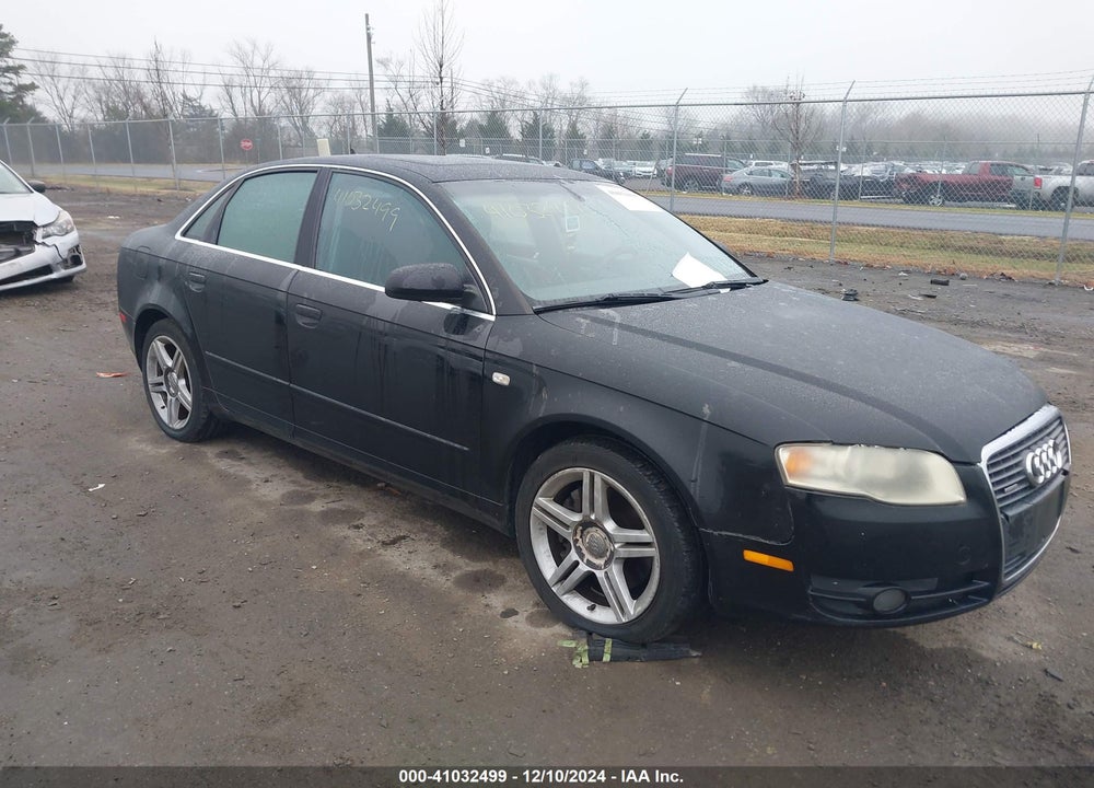 2007 AUDI A4 2.0T VIN: WAUDF78E67A205784