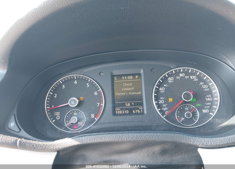 2012 VOLKSWAGEN PASSAT 2.5L SE VIN: 1VWBP7A34CC065455