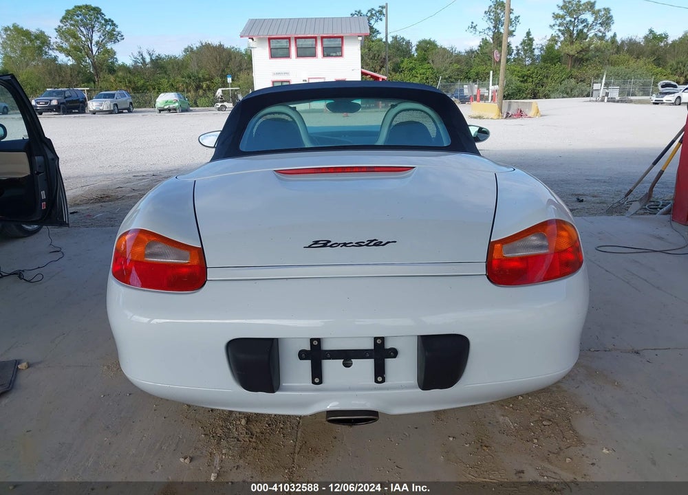 1997 PORSCHE BOXSTER VIN: WP0CA2985VS624354