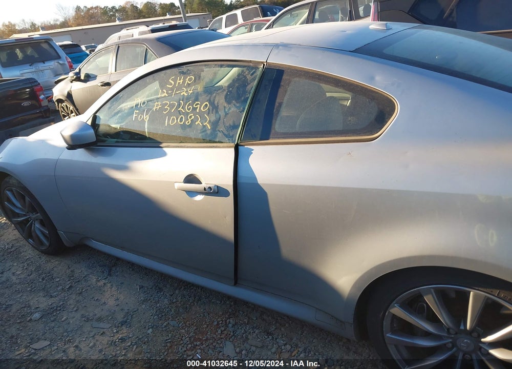 2008 INFINITI G37 JOURNEY VIN: JNKCV64E08M100822