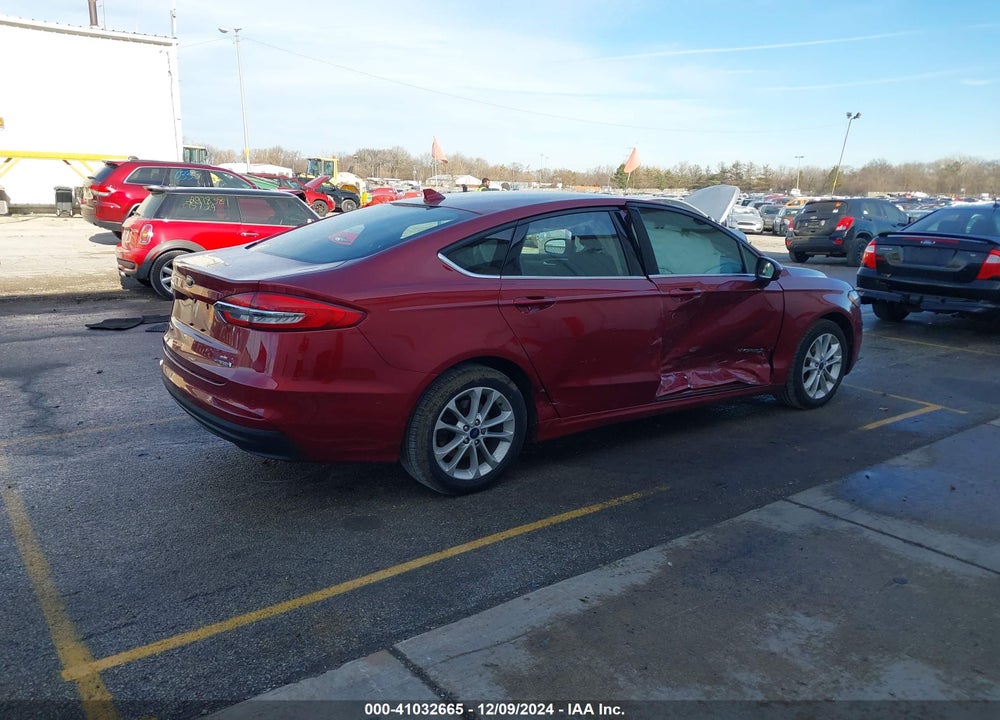 2019 FORD FUSION HYBRID SE VIN: 3FA6P0LU5KR168133