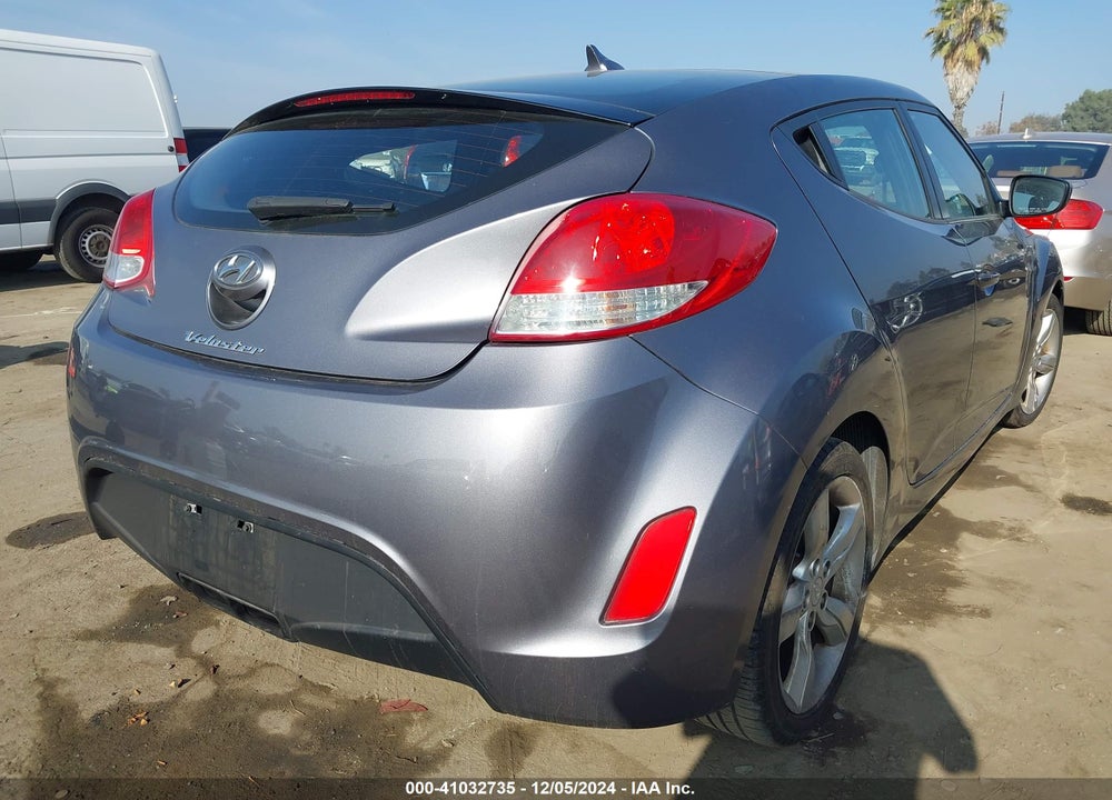 2013 HYUNDAI VELOSTER BASE W/BLACK VIN: KMHTC6AD0DU101249