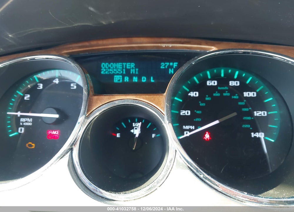 2012 BUICK ENCLAVE LEATHER VIN: 5GAKRCED2CJ385265