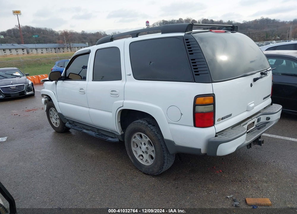 2005 CHEVROLET TAHOE Z71 VIN: 1GNEK13T25R140041