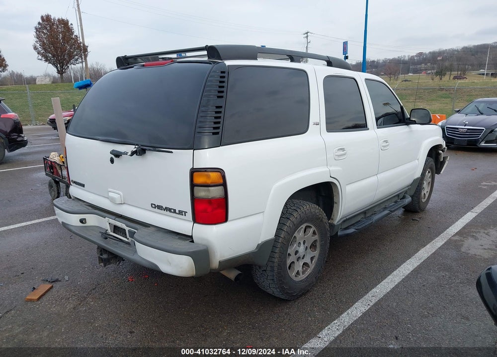 2005 CHEVROLET TAHOE Z71 VIN: 1GNEK13T25R140041