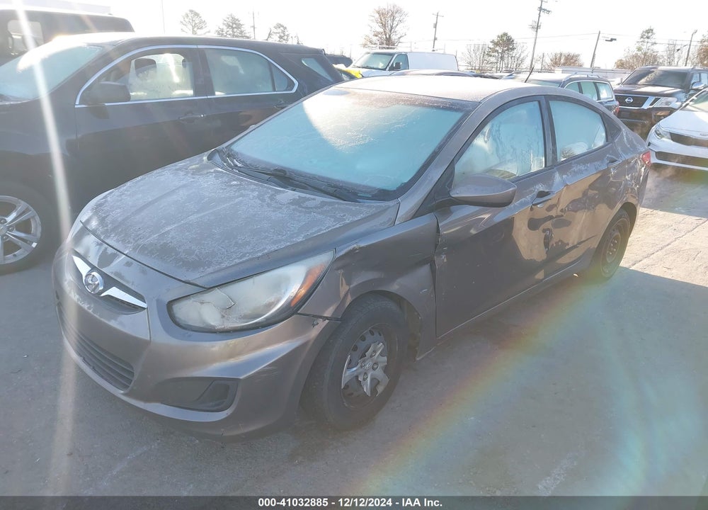 2014 HYUNDAI ACCENT GLS VIN: KMHCT4AE0EU636130