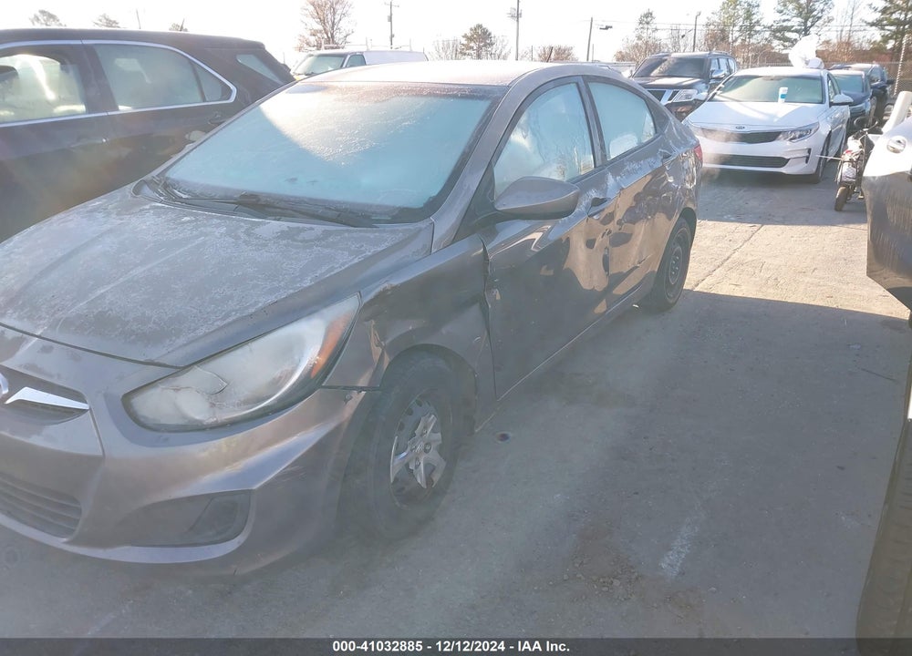 2014 HYUNDAI ACCENT GLS VIN: KMHCT4AE0EU636130