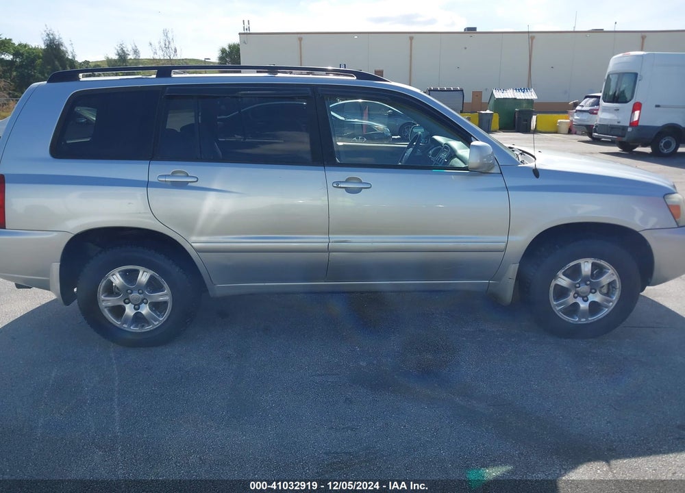 2006 TOYOTA HIGHLANDER V6 VIN: JTEEP21A960165781