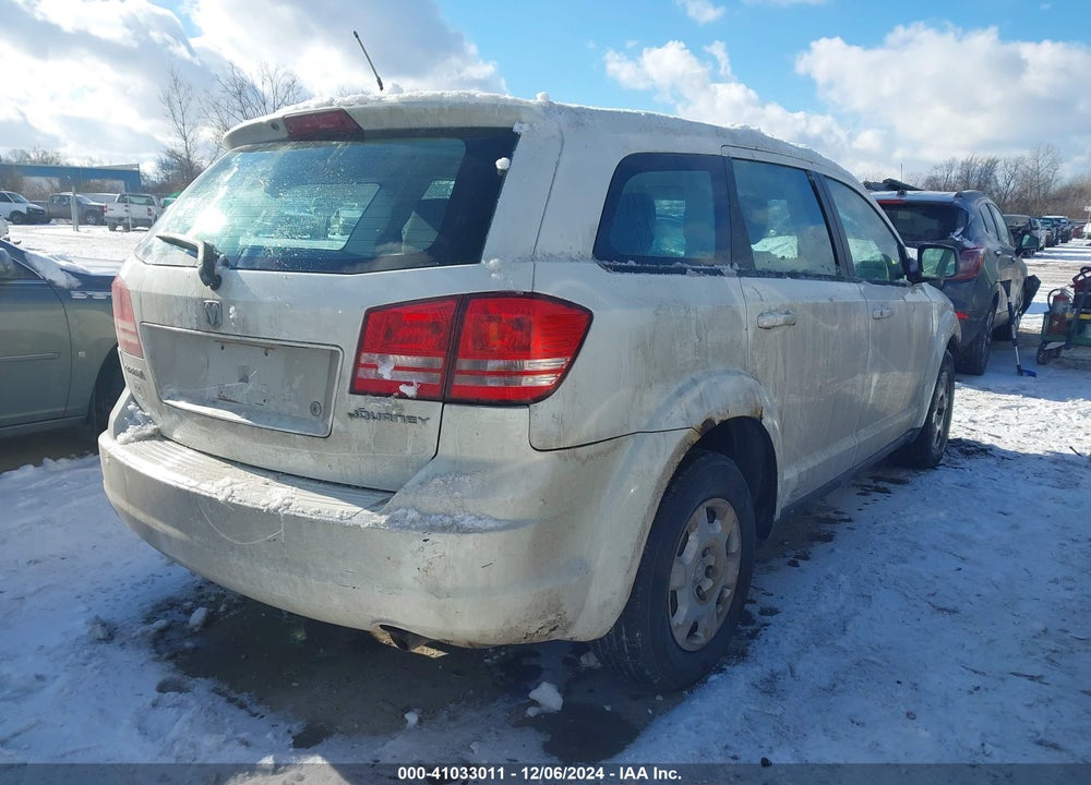 2009 DODGE JOURNEY SE VIN: 3D4GG47B09T590826