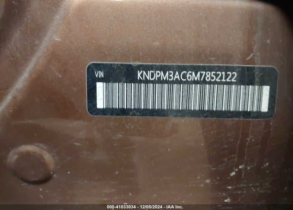 2021 KIA SPORTAGE LX VIN: KNDPM3AC6M7852122