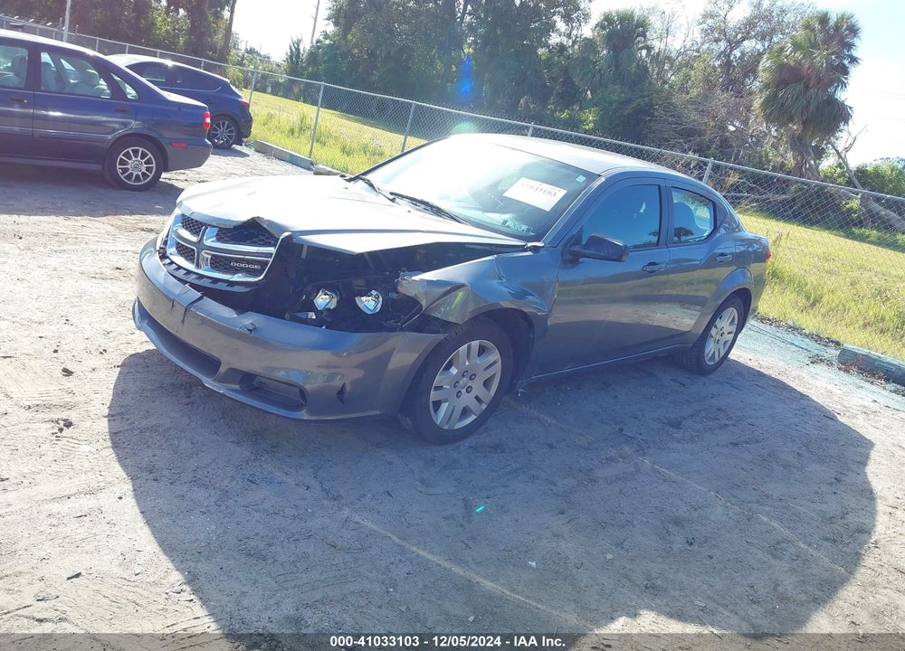 2012 DODGE AVENGER VIN: 1C3CDZAB8CN115060