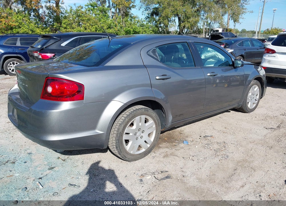 2012 DODGE AVENGER VIN: 1C3CDZAB8CN115060