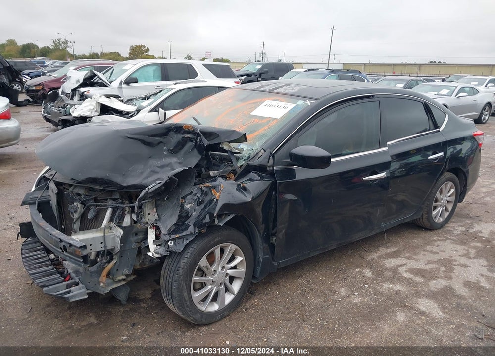 2015 NISSAN SENTRA SV VIN: 3N1AB7APXFY296309