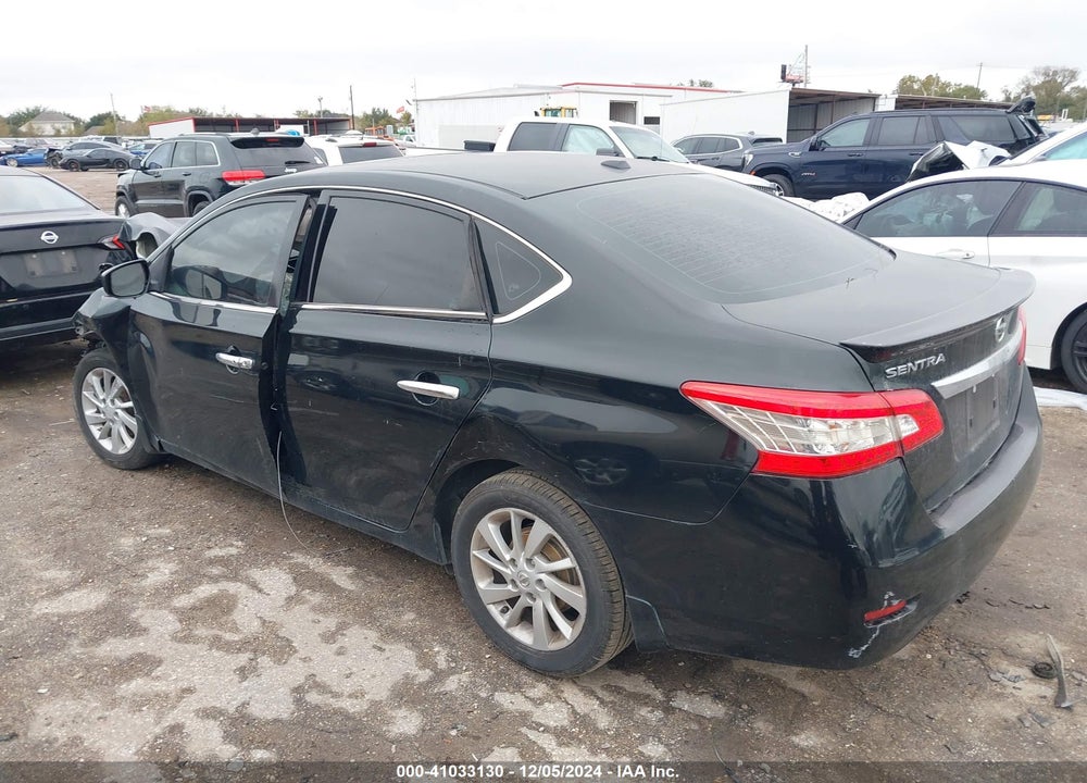 2015 NISSAN SENTRA SV VIN: 3N1AB7APXFY296309
