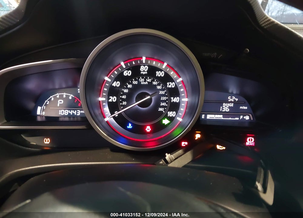2014 MAZDA 3 I TOURING VIN: JM1BM1V79E1192321