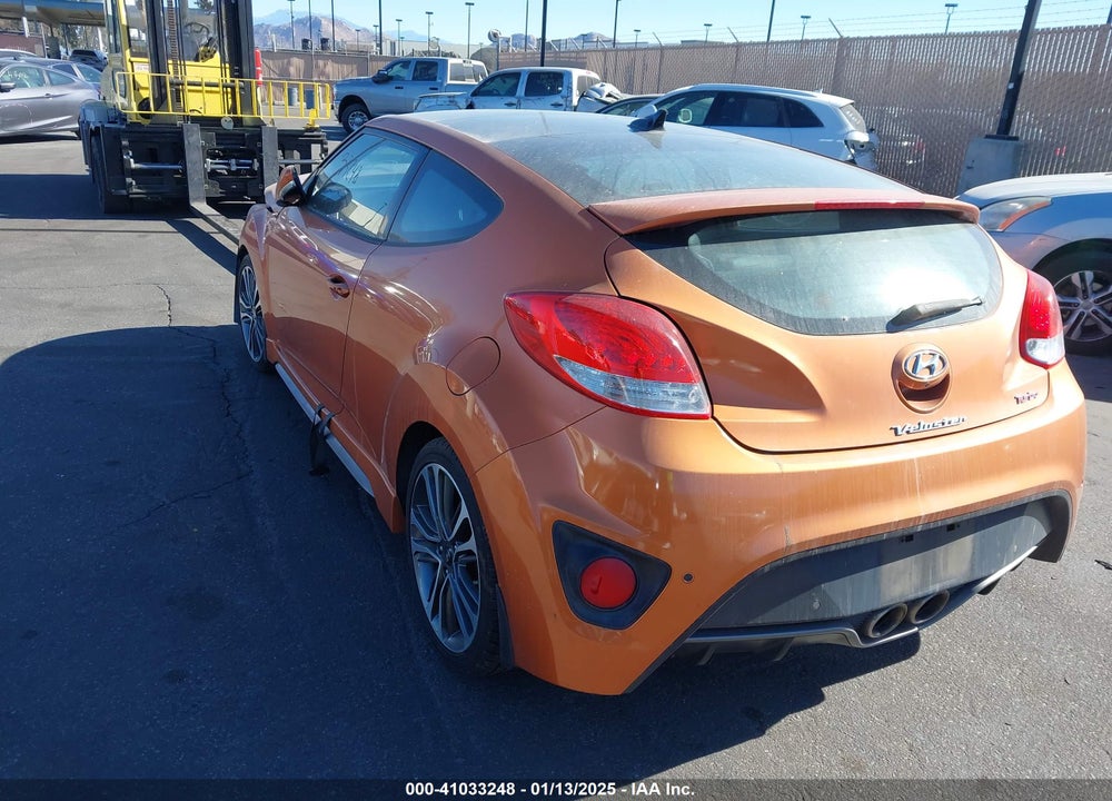 2016 HYUNDAI VELOSTER TURBO VIN: KMHTC6AE2GU300185